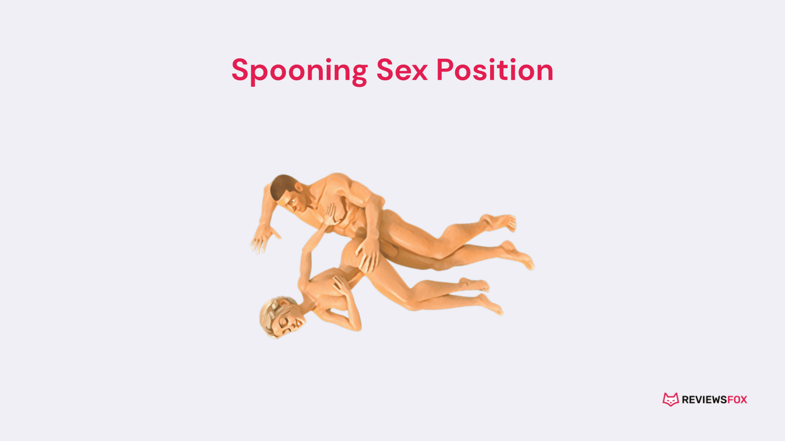 Spooning sex position