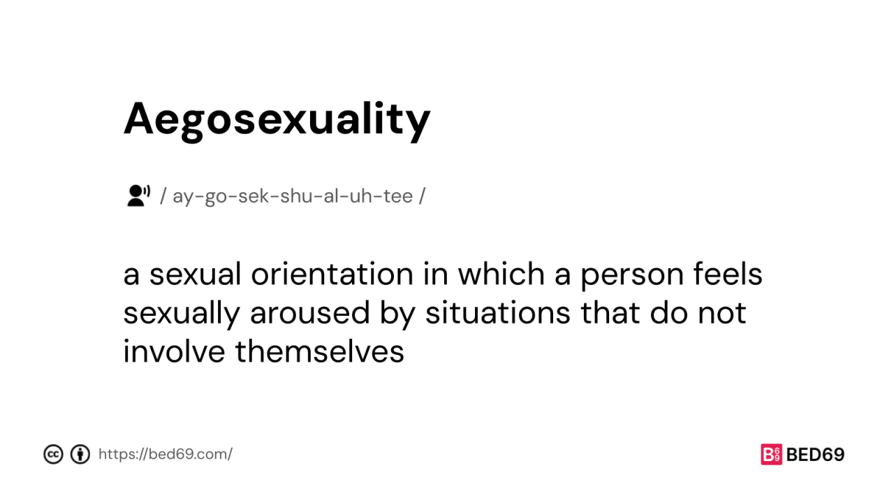 Aegosexuality - Word Definition