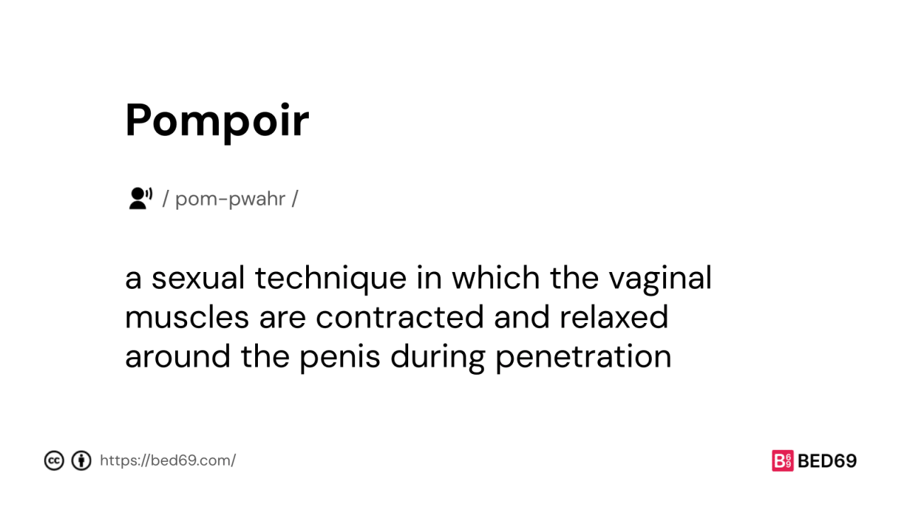 Pompoir - Word Definition