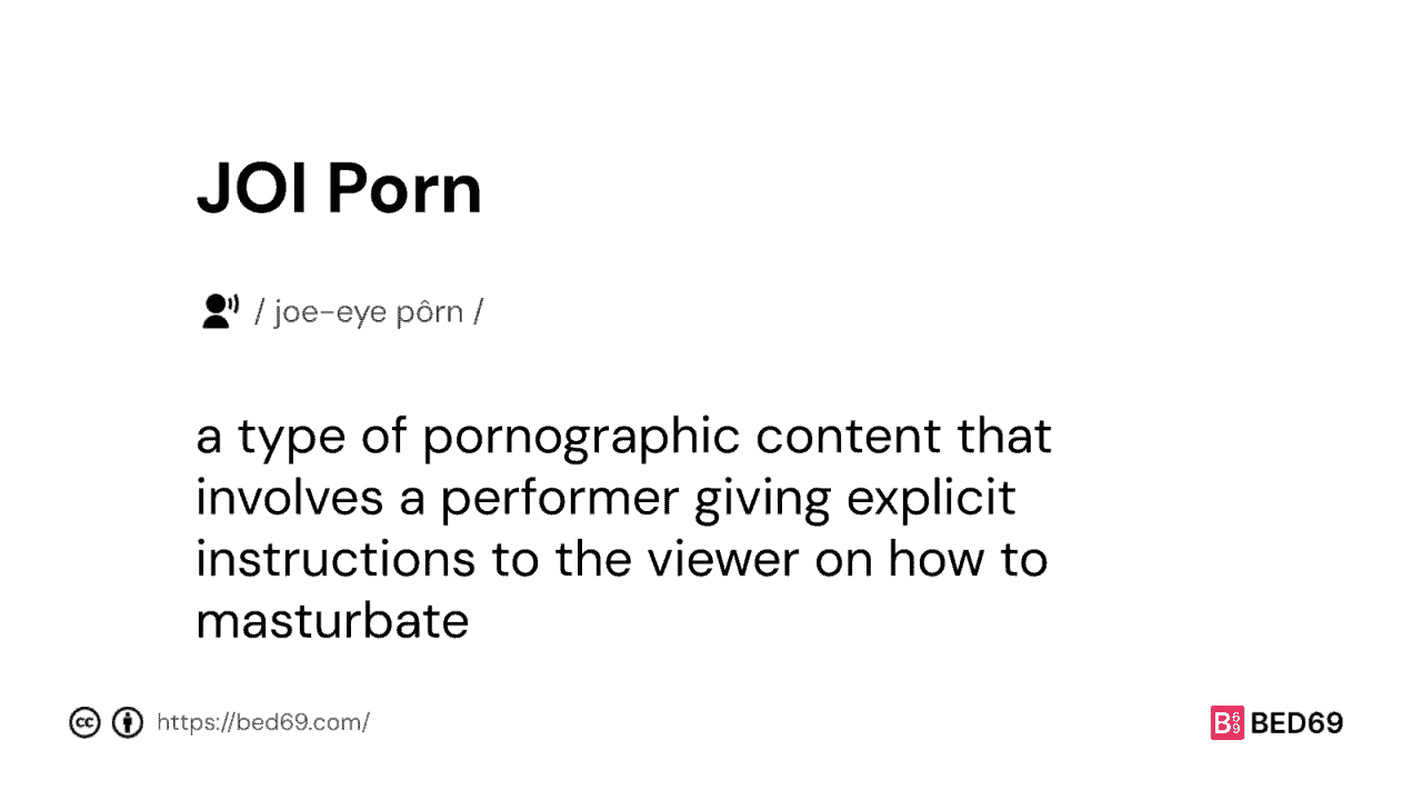 JOI Porn - Word Definition