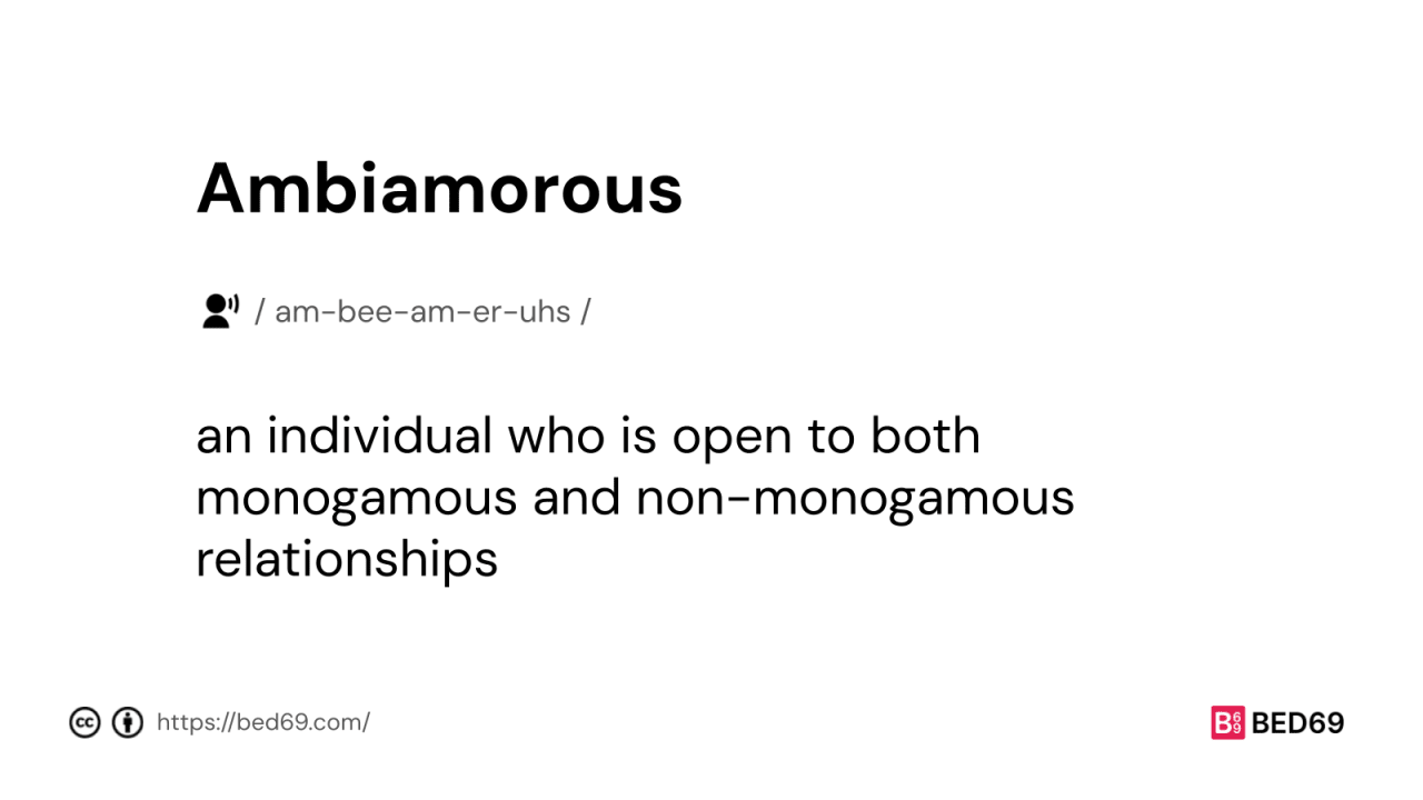 Ambiamorous - Word Definition