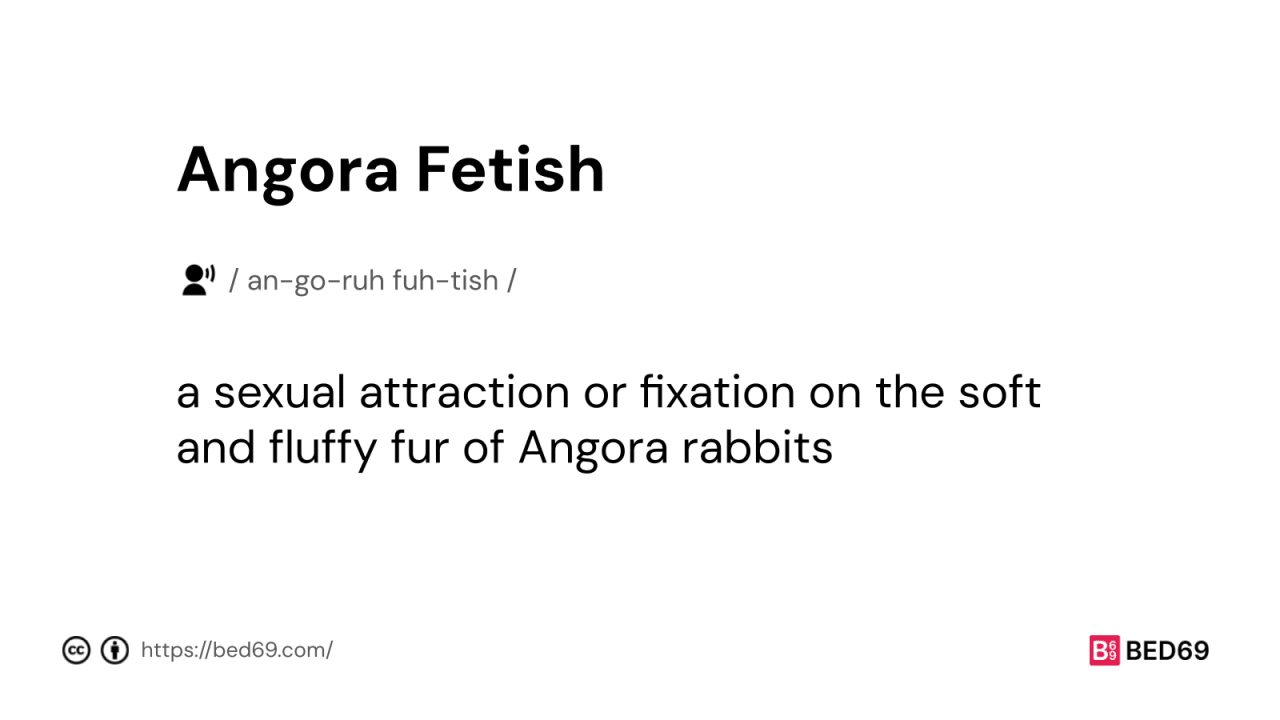 Angora Fetish - Word Definition