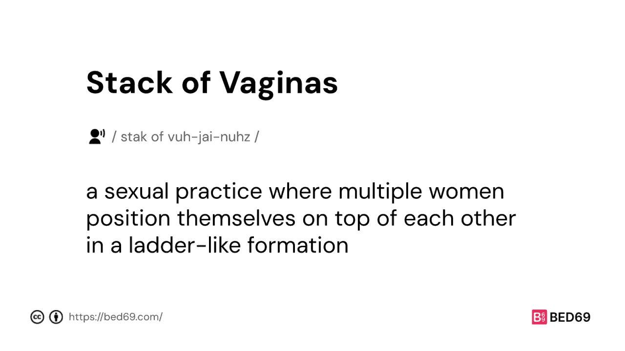 Stack of Vaginas - Word Definition