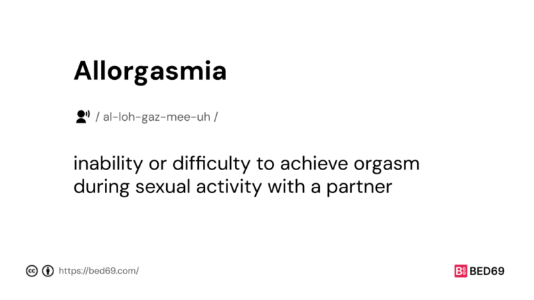What is Allorgasmia?