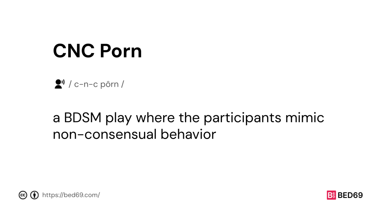 CNC Porn - Word Definition
