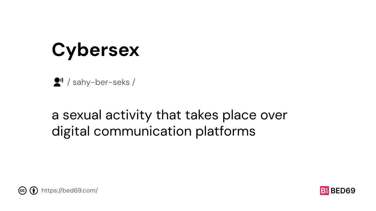 Cybersex - Word Definition