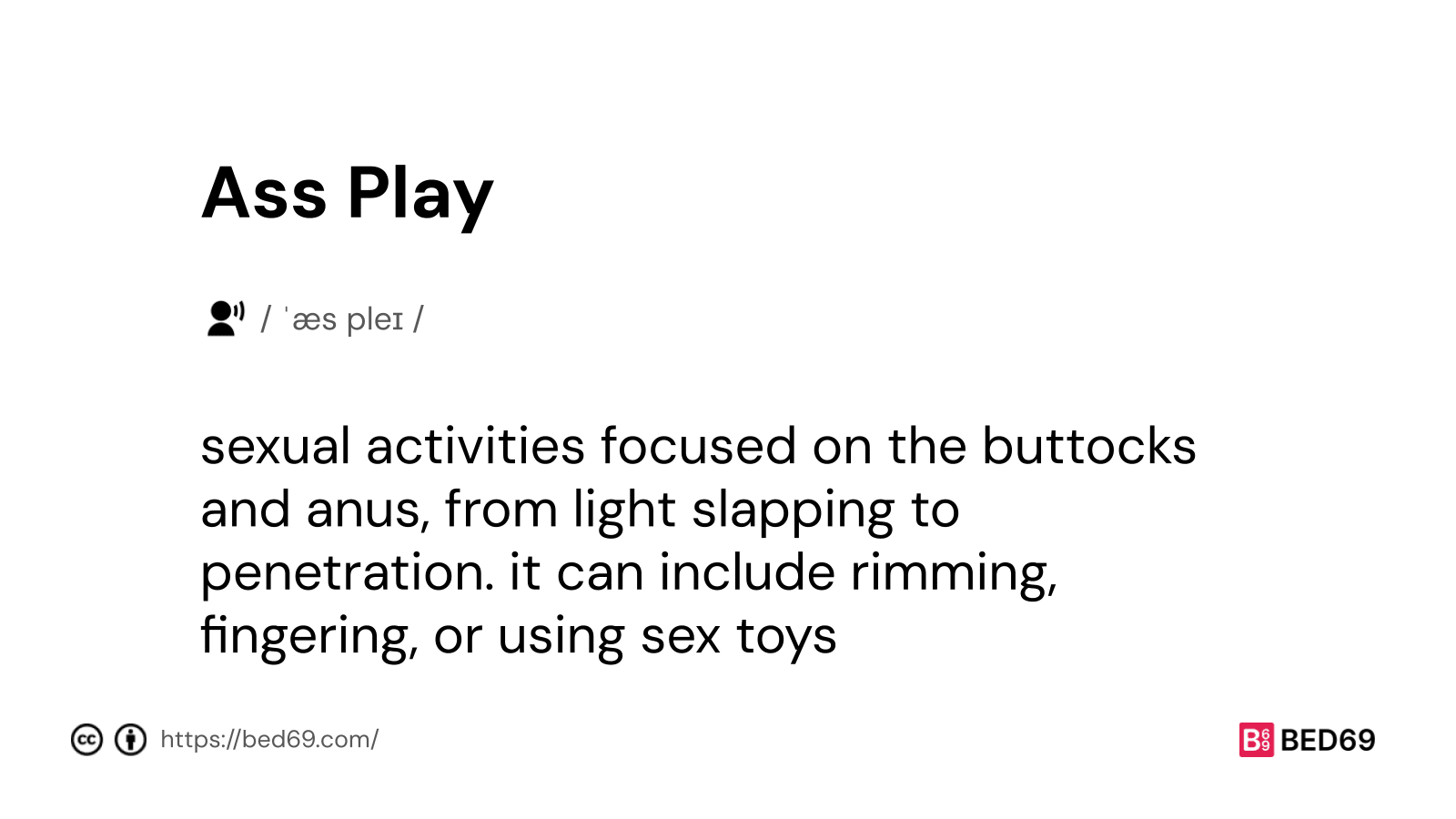 Ass Play - Word Definition