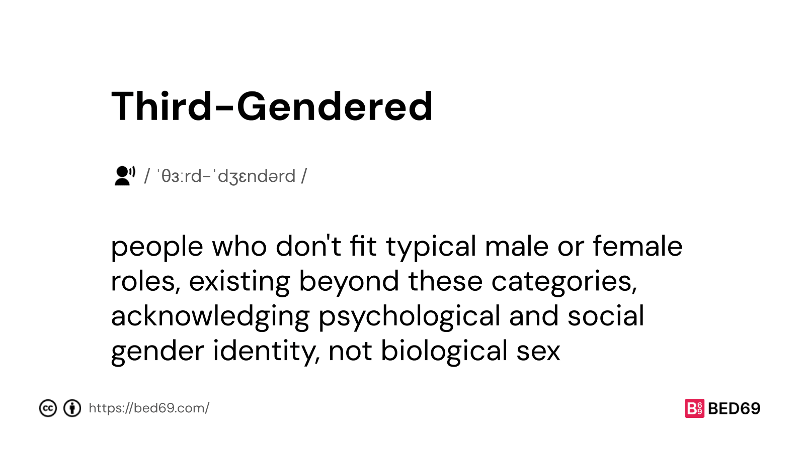 Third-Gendered - Word Definition