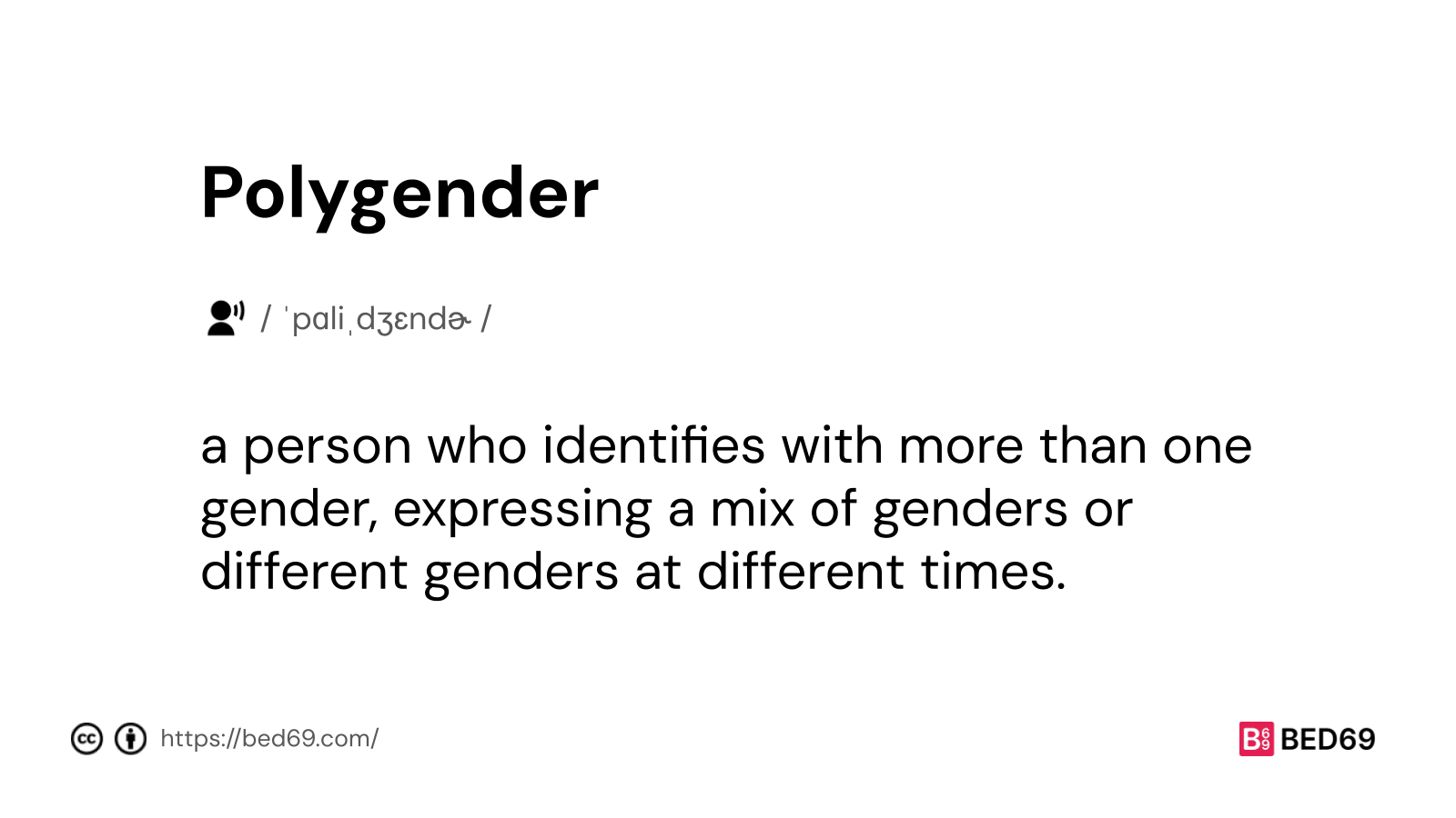 Polygender - Word Definition