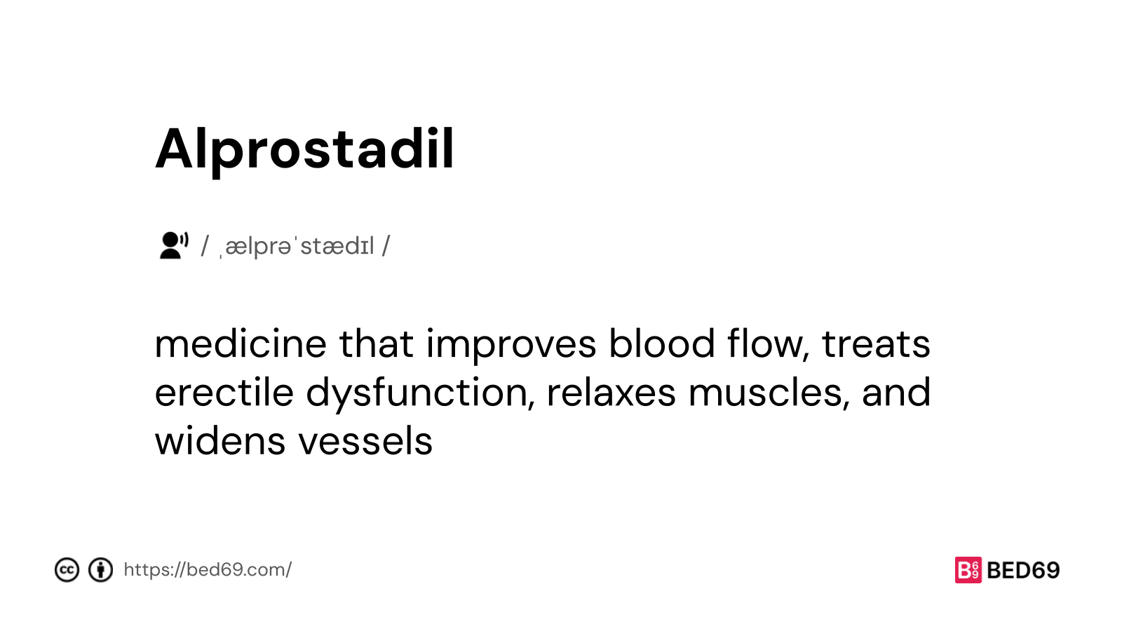 Alprostadil - Word Definition
