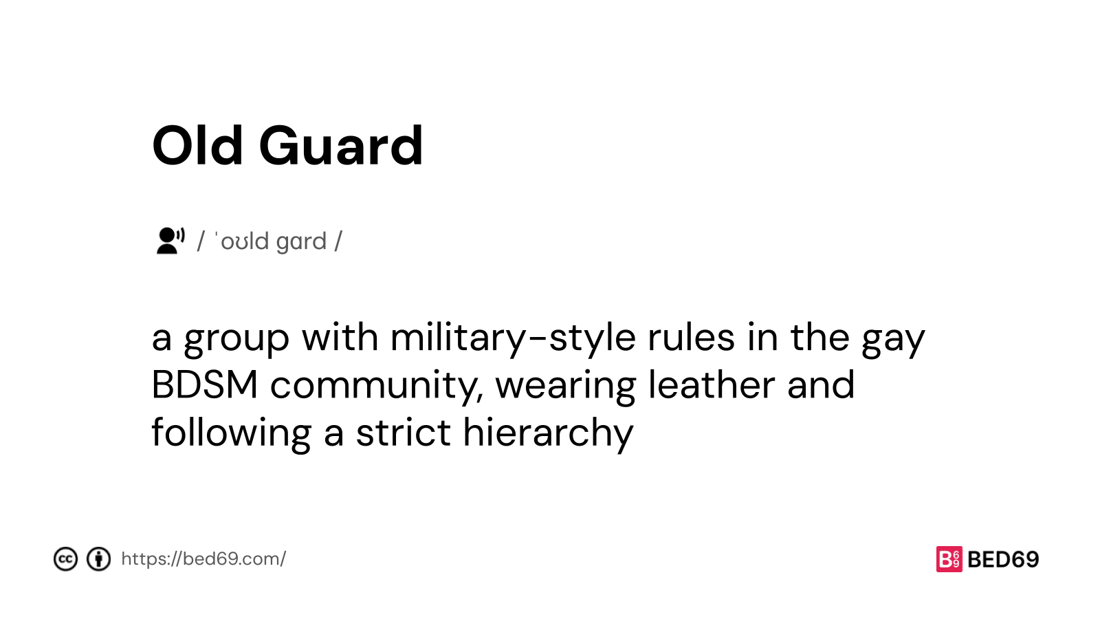 Old Guard - Word Definition