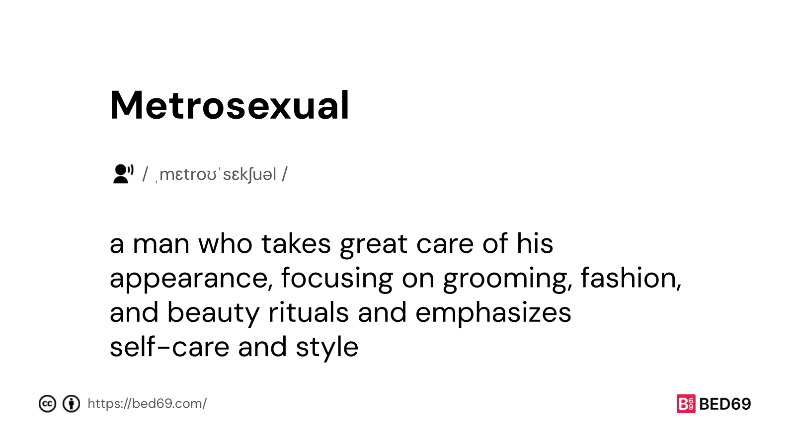 Metrosexual - Word Definition