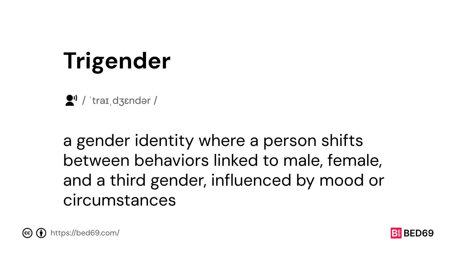 Trigender - Word Definition