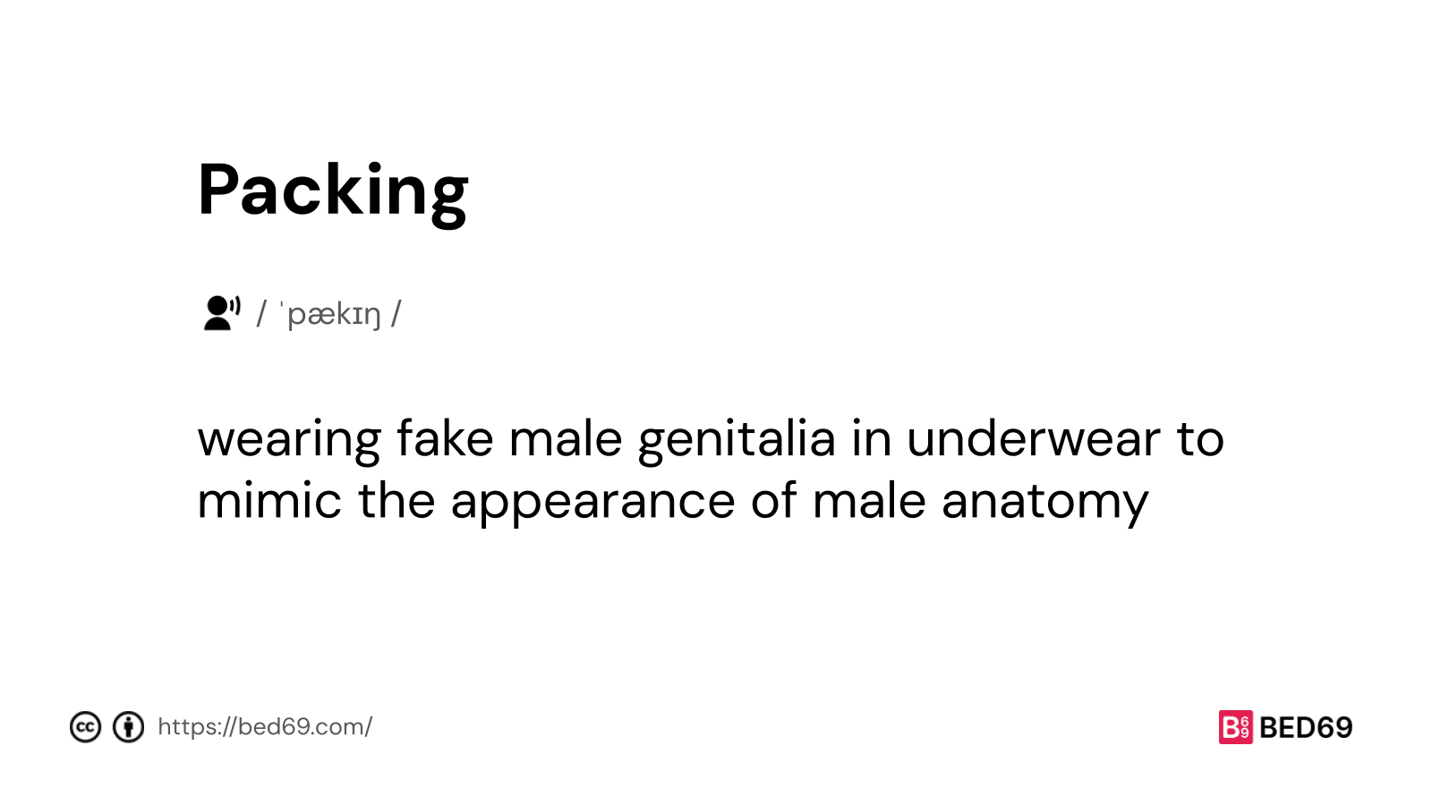 Packing - Word Definition