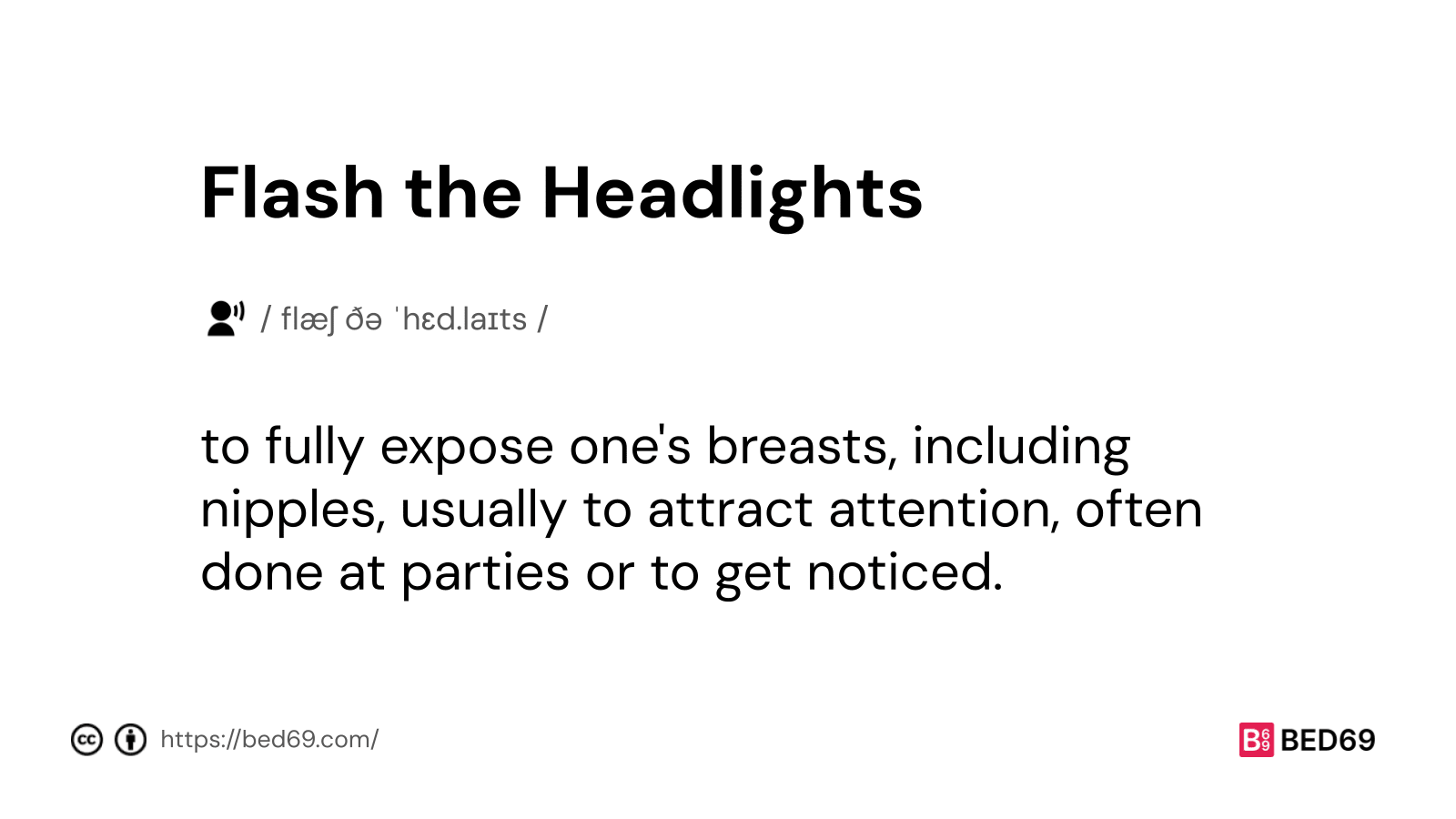 Flash the Headlights - Word Definition