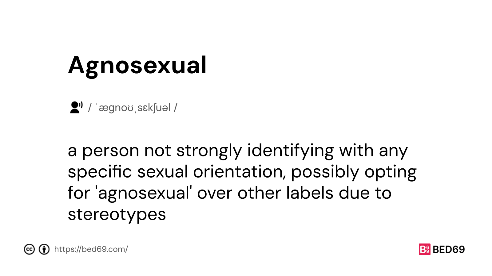 Agnosexual - Word Definition