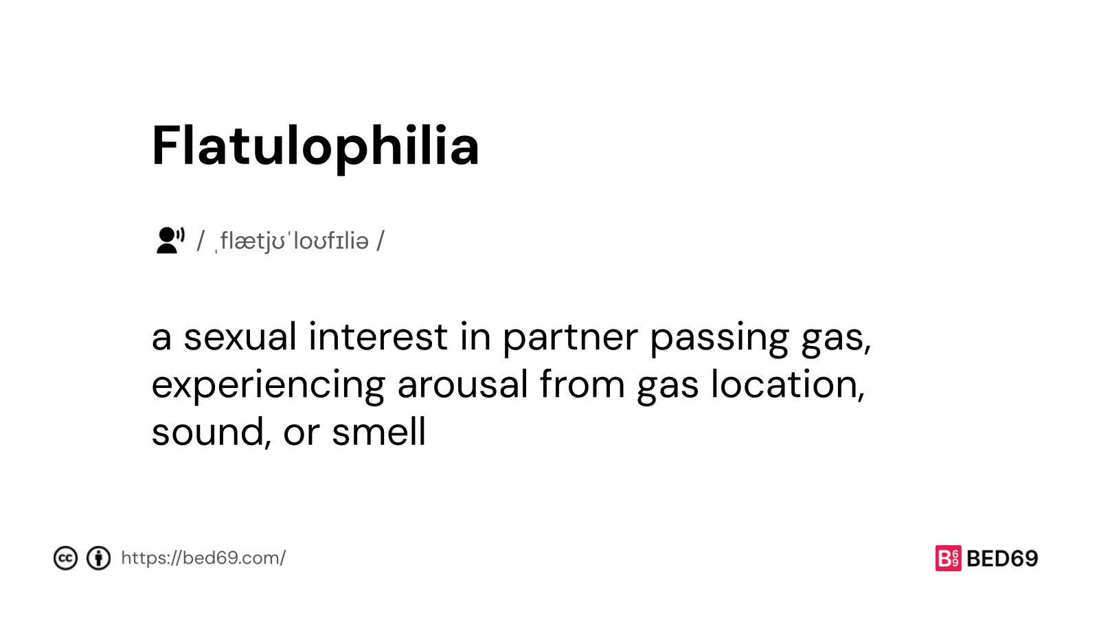 Flatulophilia - Word Definition