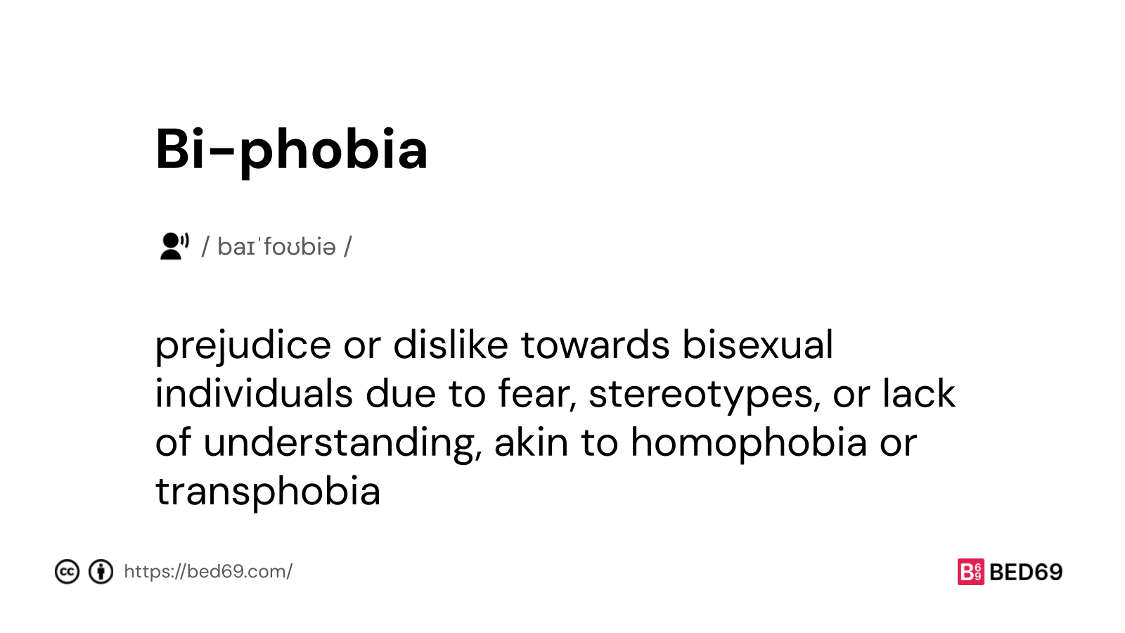 Bi-phobia - Word Definition