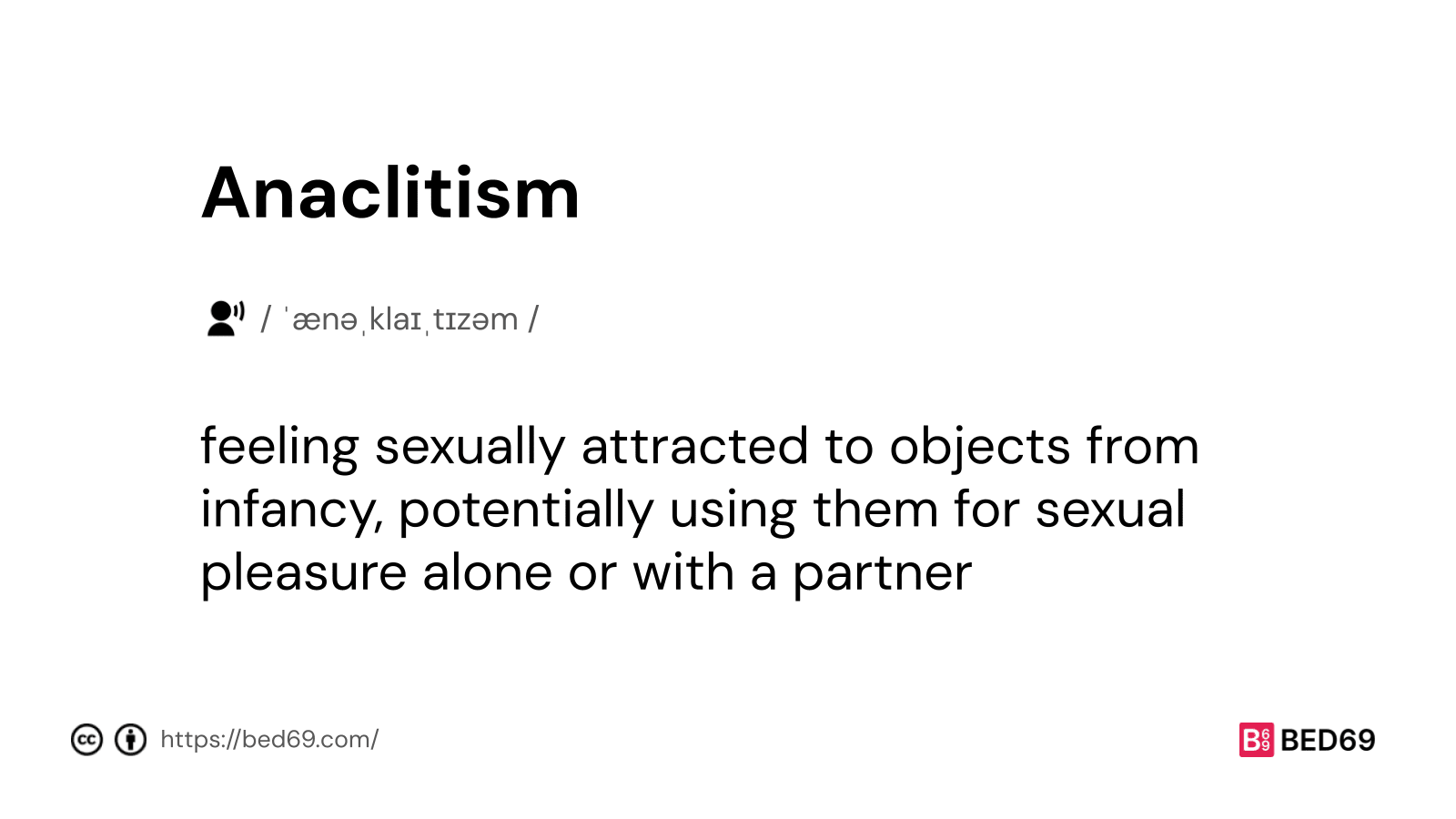 Anaclitism - Word Definition