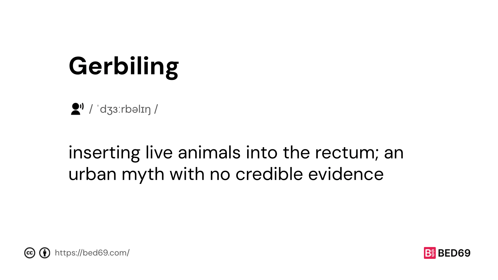 Gerbiling - Word Definition