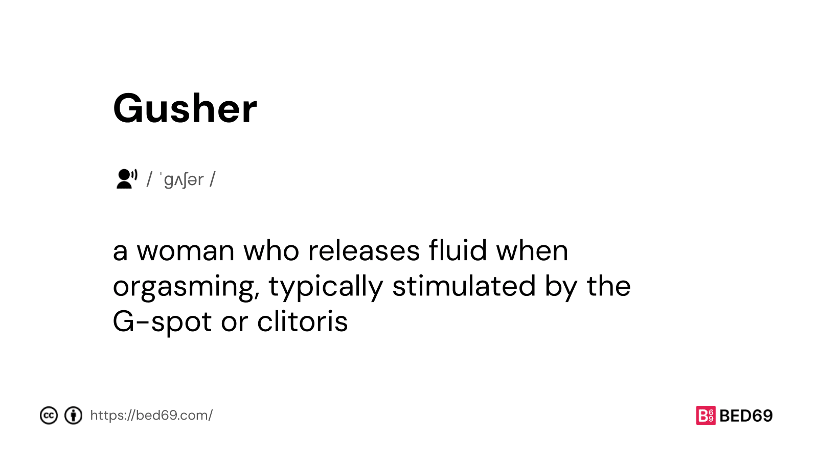Gusher - Word Definition