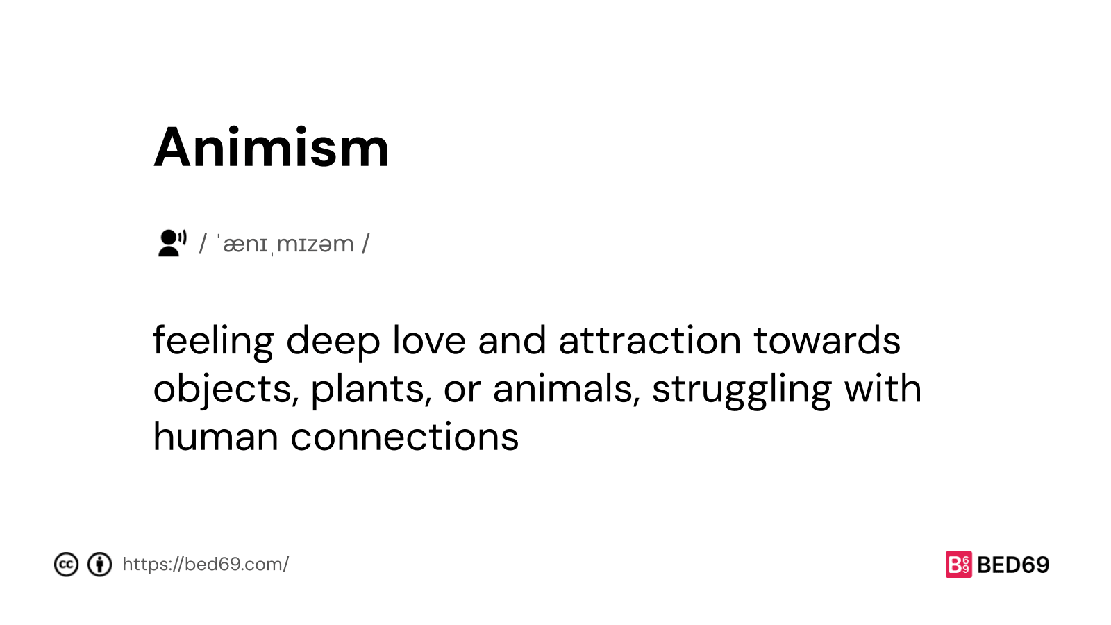 Animism - Word Definition