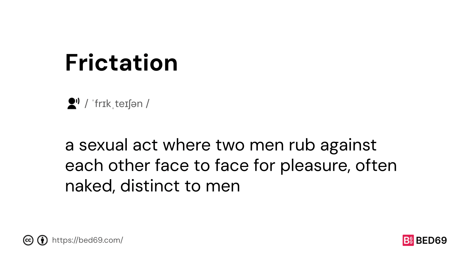 Frictation - Word Definition