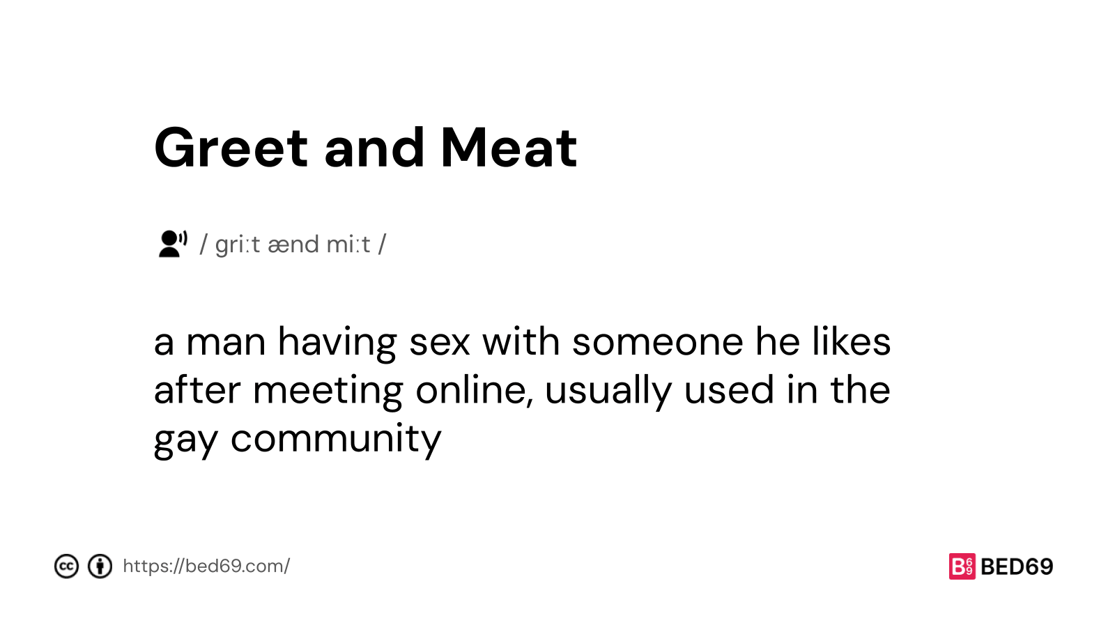 Greet and Meat - Word Definition