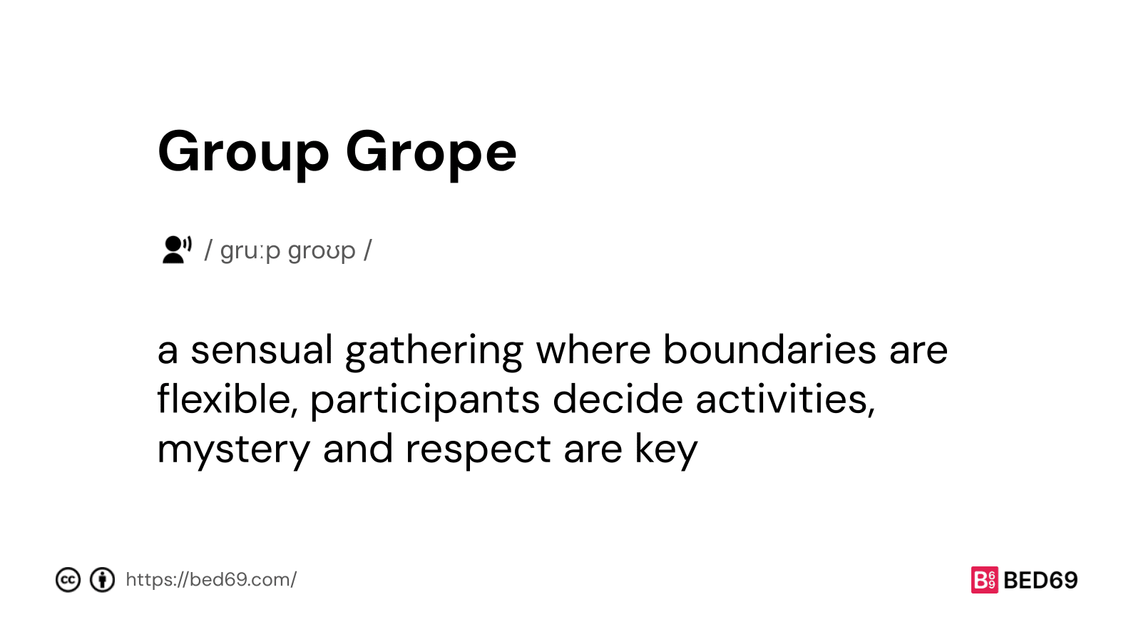 Group Grope - Word Definition