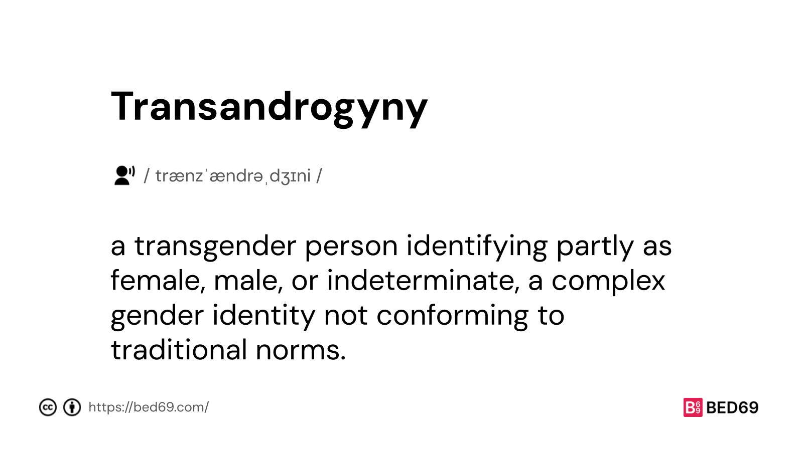 Transandrogyny - Word Definition