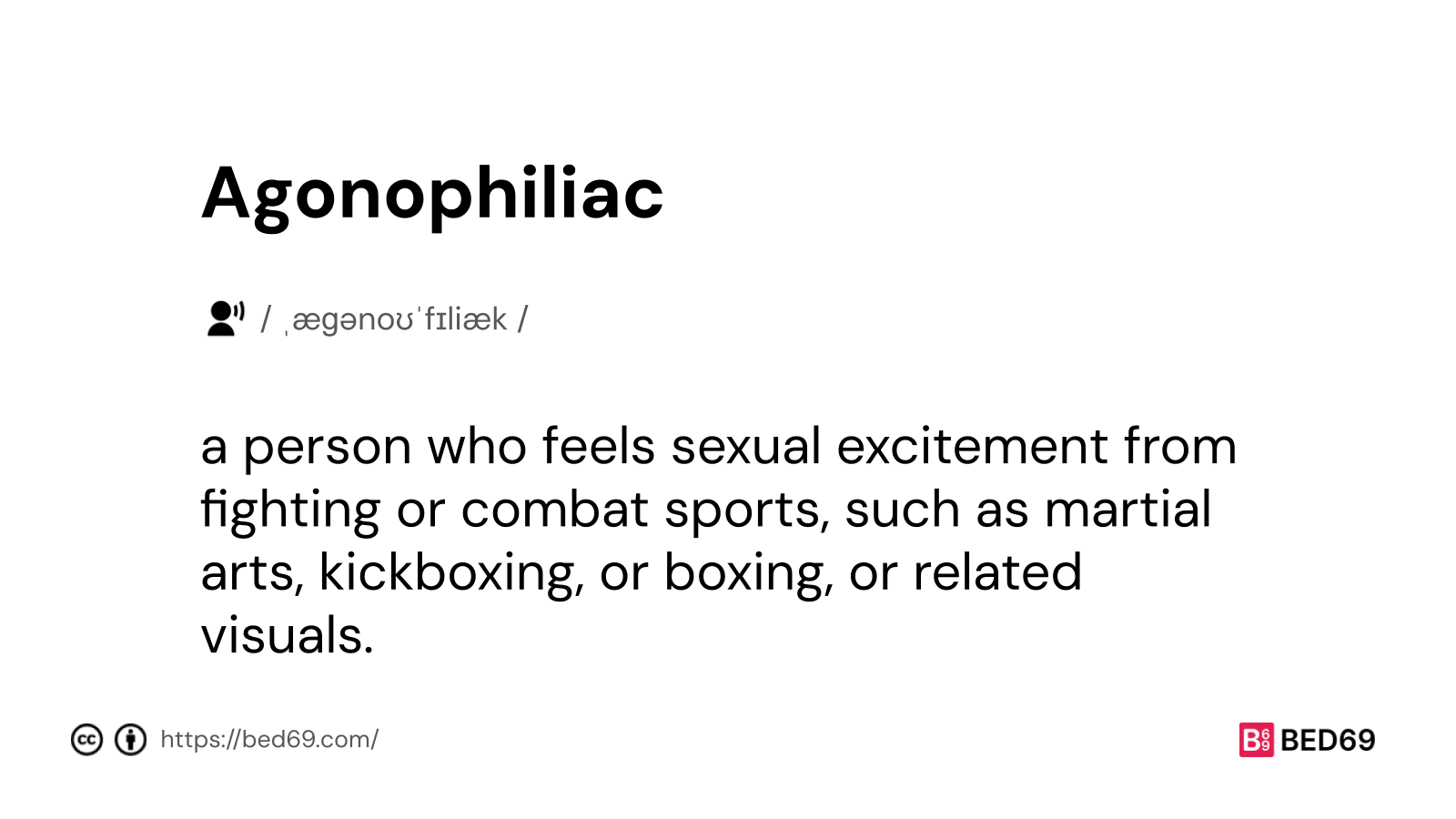 Agonophiliac - Word Definition