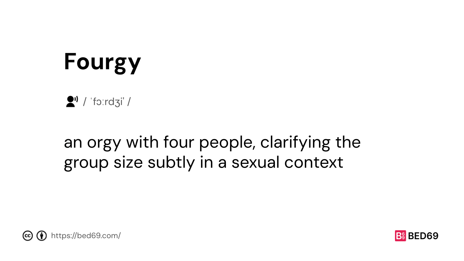 Fourgy - Word Definition