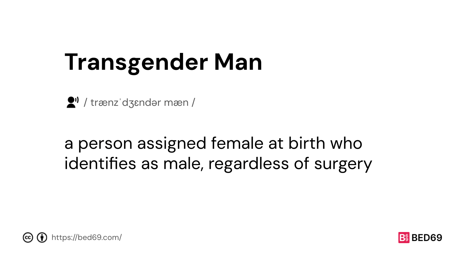 Transgender Man - Word Definition