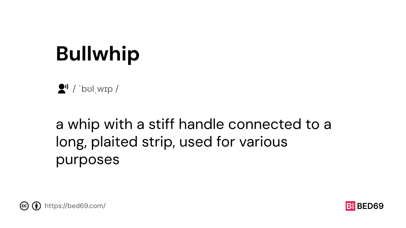Bullwhip - Word Definition